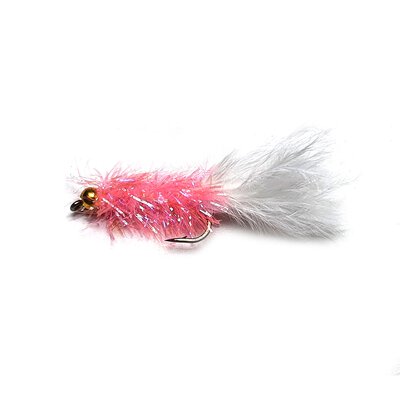 Stillwater Coral & White Gold Bead Fly Size 10 - 1 Size